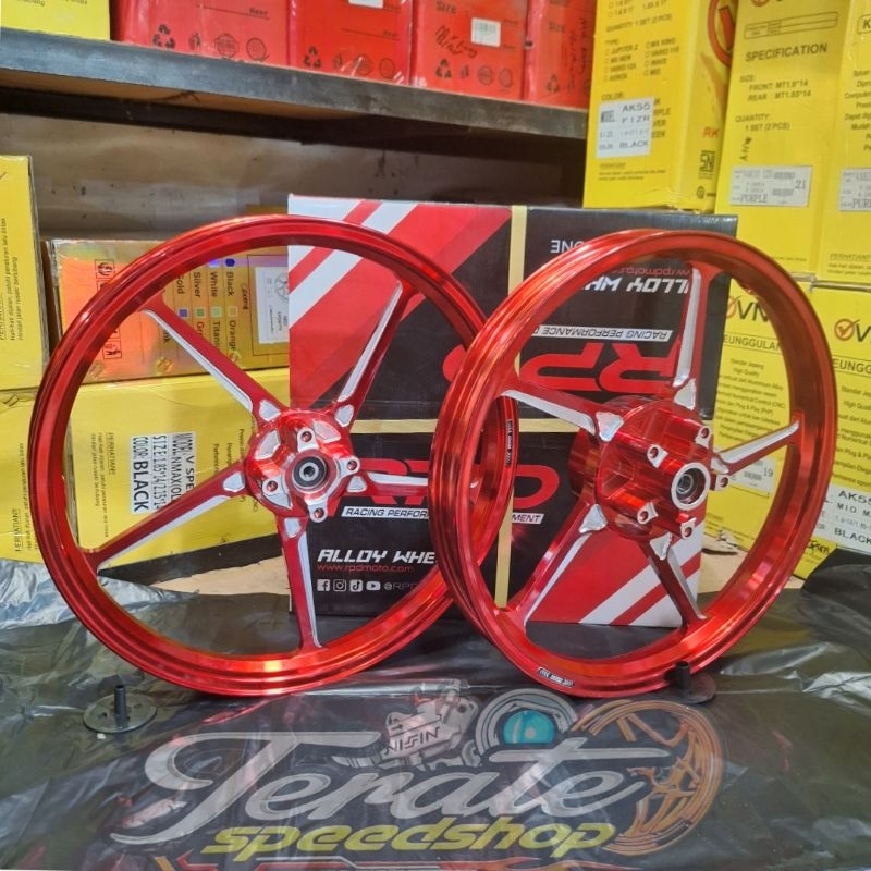 Jual Promo Pelek Enkei RPD Mx king Depan baut 4 Lb 160 - 160. | Shopee ...