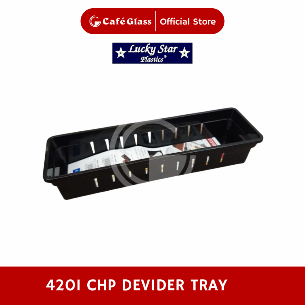 Tempat Sendok Garpu Plastik - 4201 Devider Tray Lucky Star