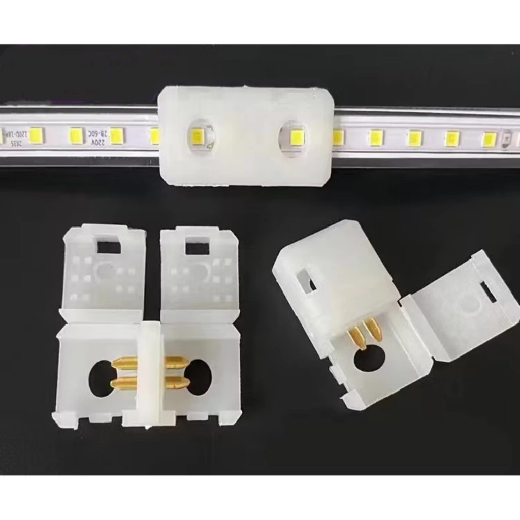 Konektor Klip Jepit Klem Sambungan LED Strip 3528 2835 KLiP | AutoStock