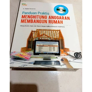 ( OBRAL BUKU ORIGINAL ) BUKU DESAIN RUMAH / PANDUAN PRAKTIS MENGHITUNG ANGGARAN MEMBANGUN RUMAH / BEST SELLER / KITCHEN SET / MEMBANGUN RUMAH / RUMAH /