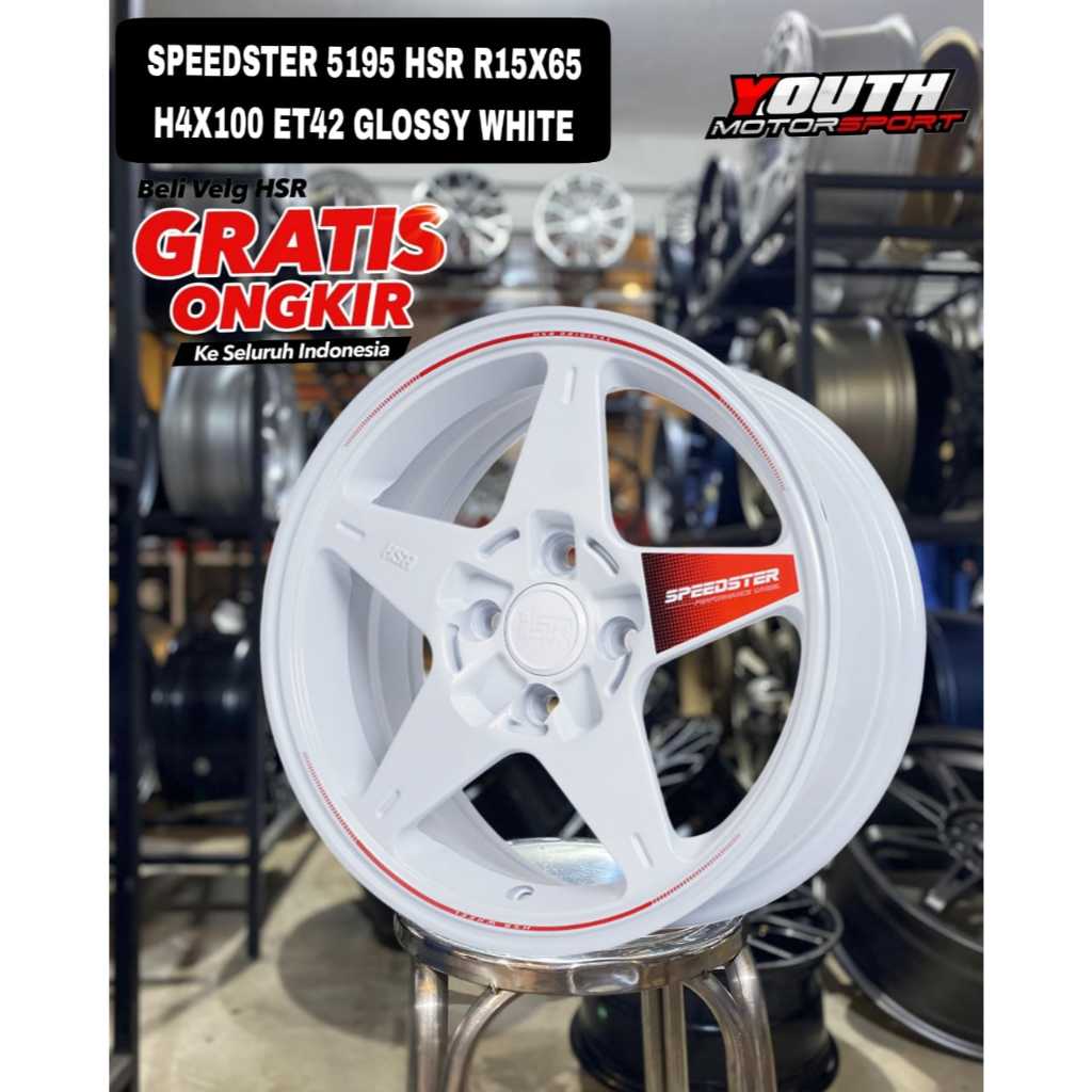 Jual VELG R15 HSR SPEEDSTER UNTUK BRIO,SIGRA,AGYA,CALYA,AYLA DLL ...
