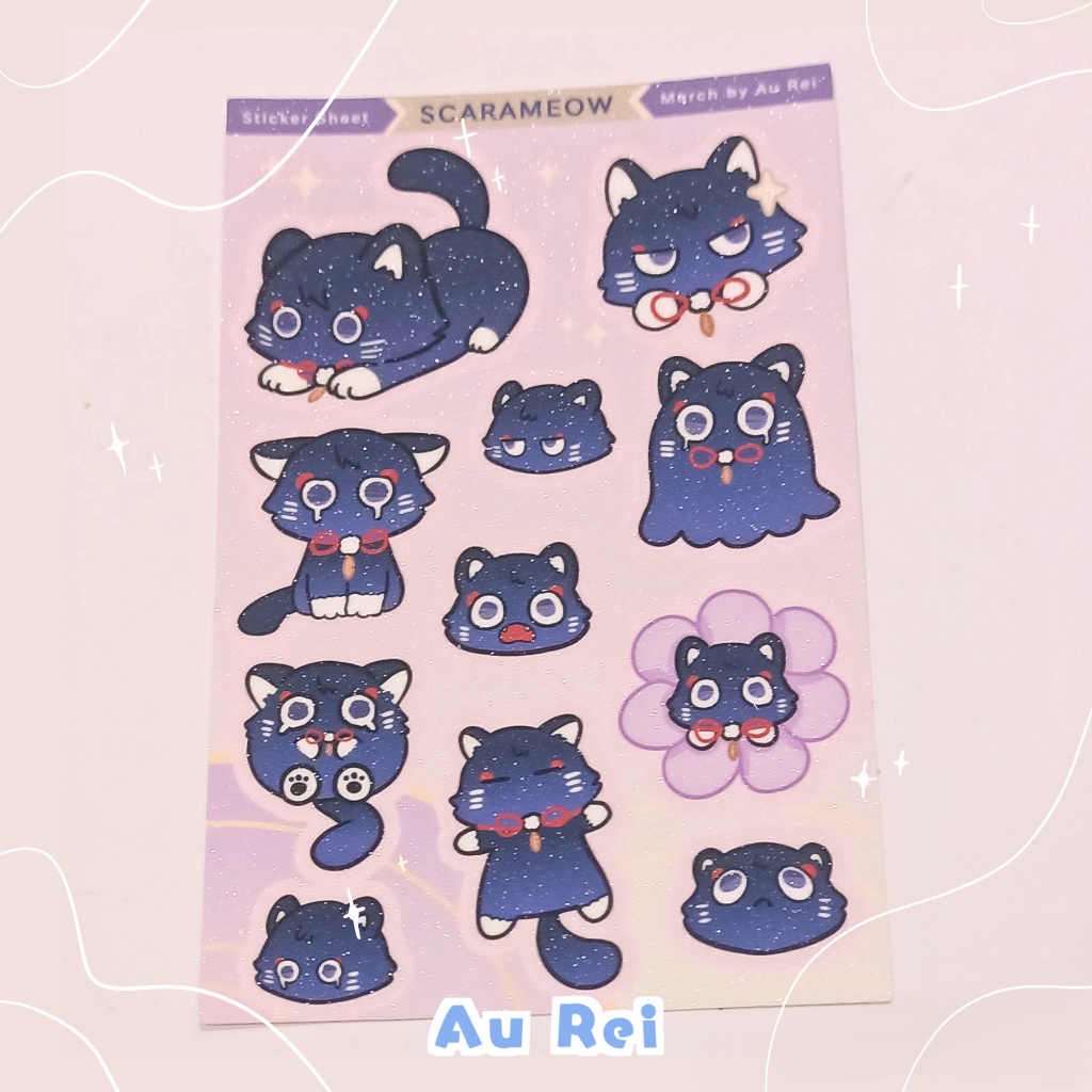 Jual genshin sticker sheets | scarameow & genshin cup | yao yao nahida ...