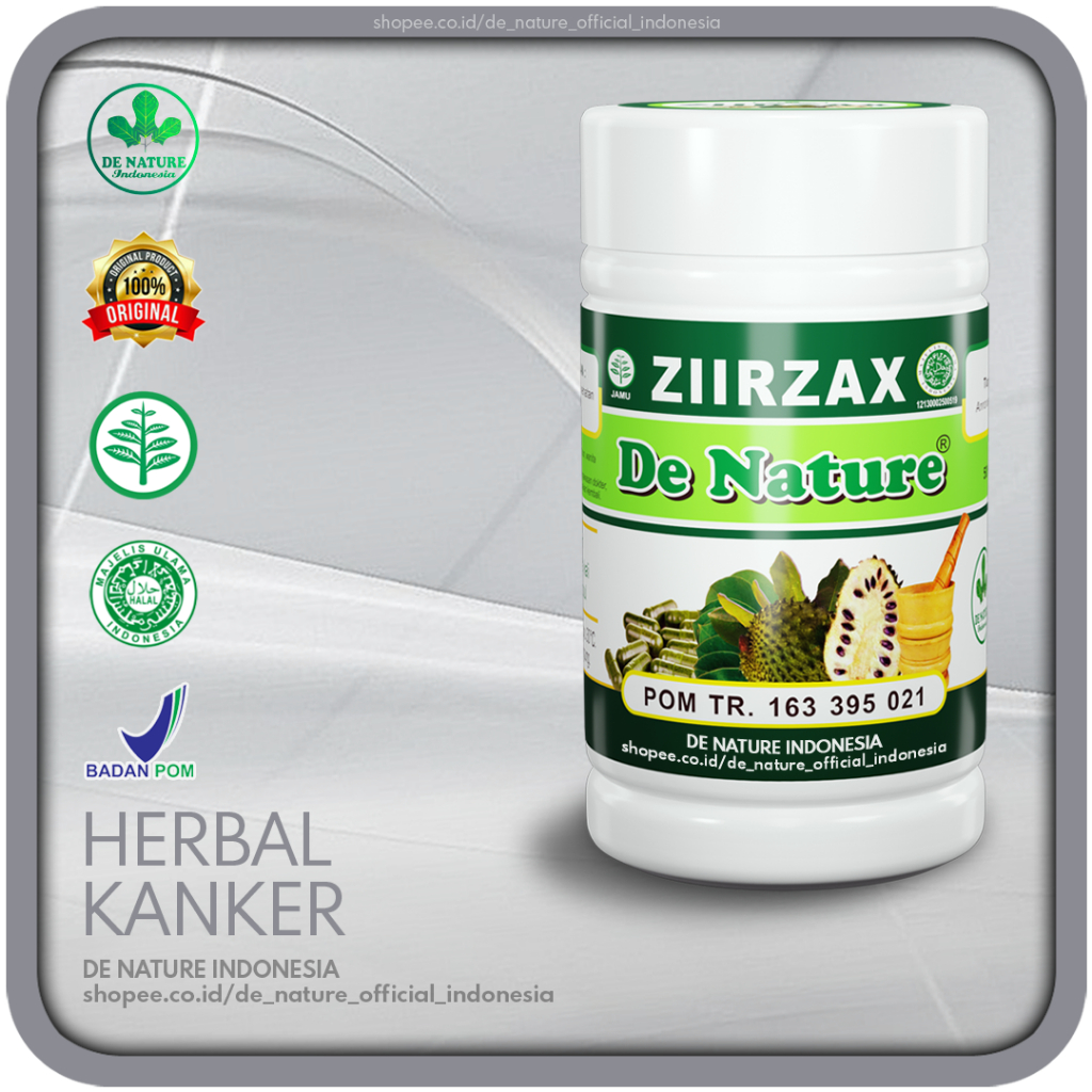 ZIIRZAX Obat Herbal untuk Menjaga Kesehatan Penderita Kanker - DE NATURE OFFICIAL INDONESIA