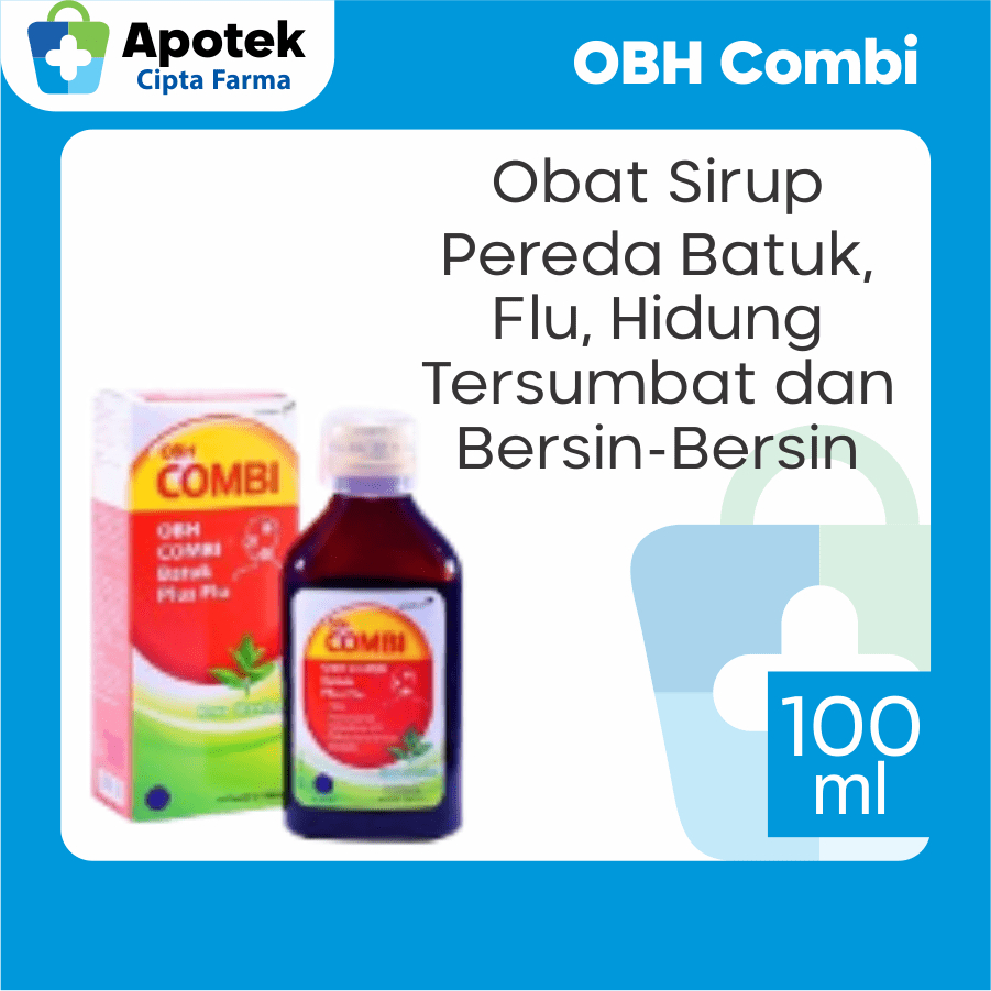 Jual OBH Combi Batuk Plus Flu Obat Batuk Herbal Paracetamol Demam Sakit ...