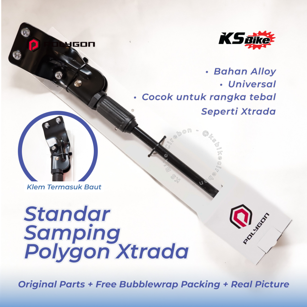 Jual Standar Samping Polygon 27.5 Xtrada Kickstand Clamp Jagang Frame ...