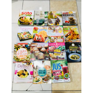 OBRAL BUKU MASAKAN / RESEP MASAKAN / BUKU MASAKAN TEBAL BERWARNA - Murah Original