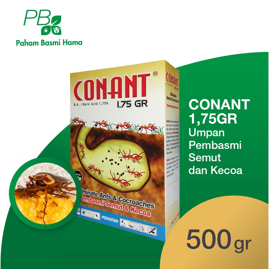 Jual Conant 1,75GR - Umpan Pembasmi Semut dan Kecoa - Racun Semut - 500 ...