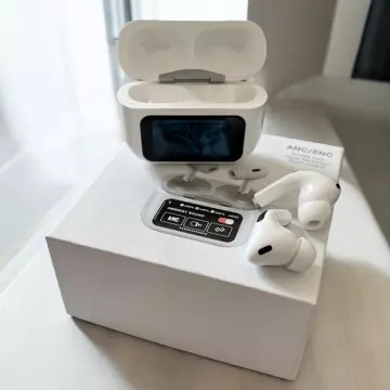 A9 Pro Earphone TWS Bluetooth With LCD Display A9 Pro Earphone Bluetooth Dengan Tampilan Layar