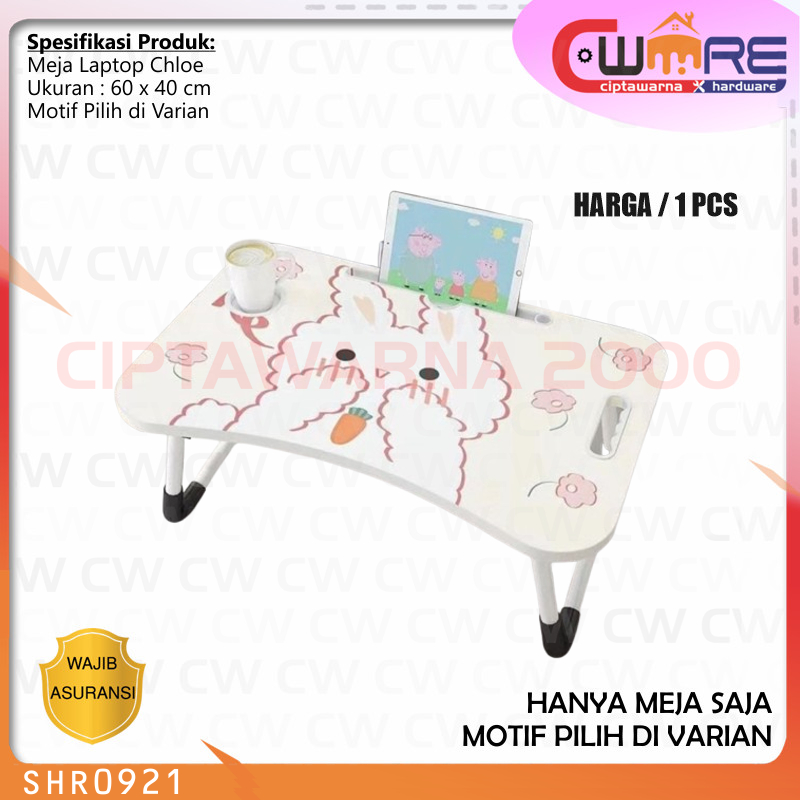 Jual Meja Belajar Laptop Lipat Portable Table Desk Motif Karakter Anak ...