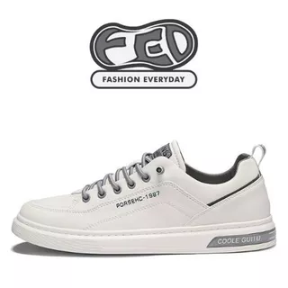 FED Sepatu Sneaker Casual SANO WHITE & BLACK