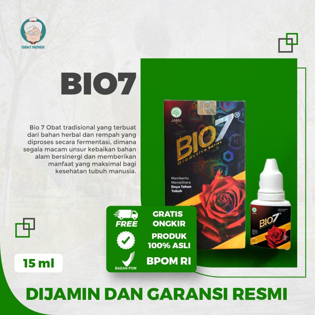 Jual BIO 7 (BIO SEVEN) , OBAT TETES, JAMU HERBAL ORIGINAL | KHASIAT ...