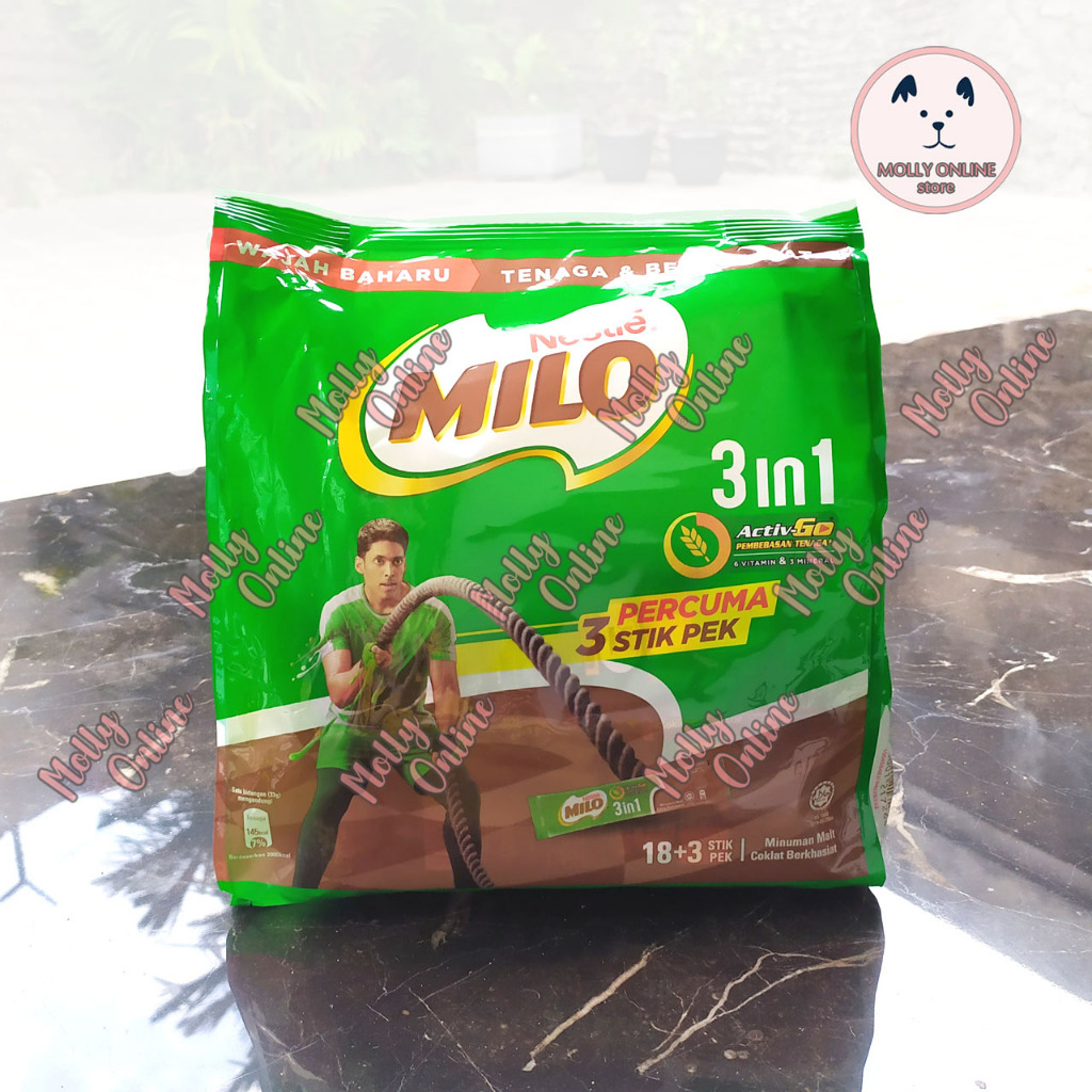 Jual Nestle Milo 3in1 Choco Malt Drink Sachet | Shopee Indonesia