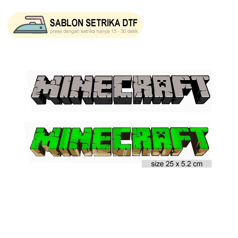 Jual Stiker Sablon MINECRAFT | Shopee Indonesia