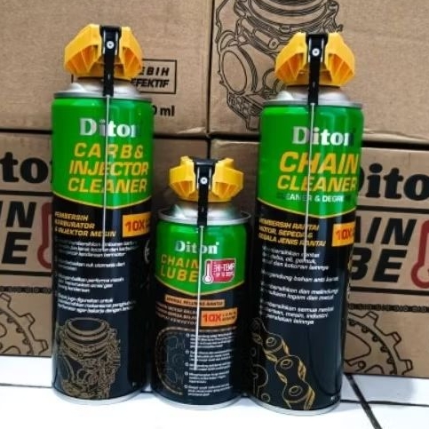 Jual DITON Pembersih Rantai Karburator Injector Mesin Pelumas Anti ...