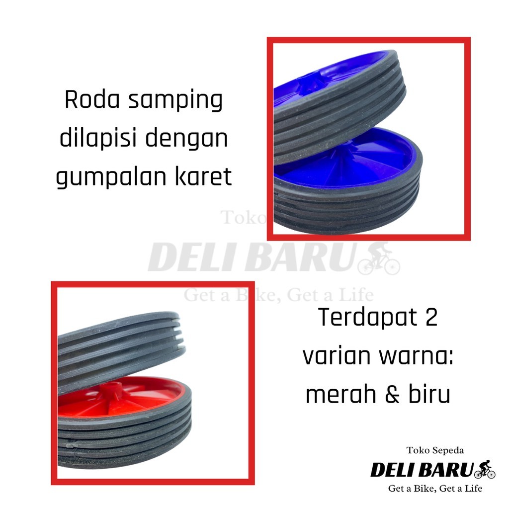 Jual Roda bantu turanza Bahan Tebal Ukuran Size Lengkap Roda Samping 12 ...