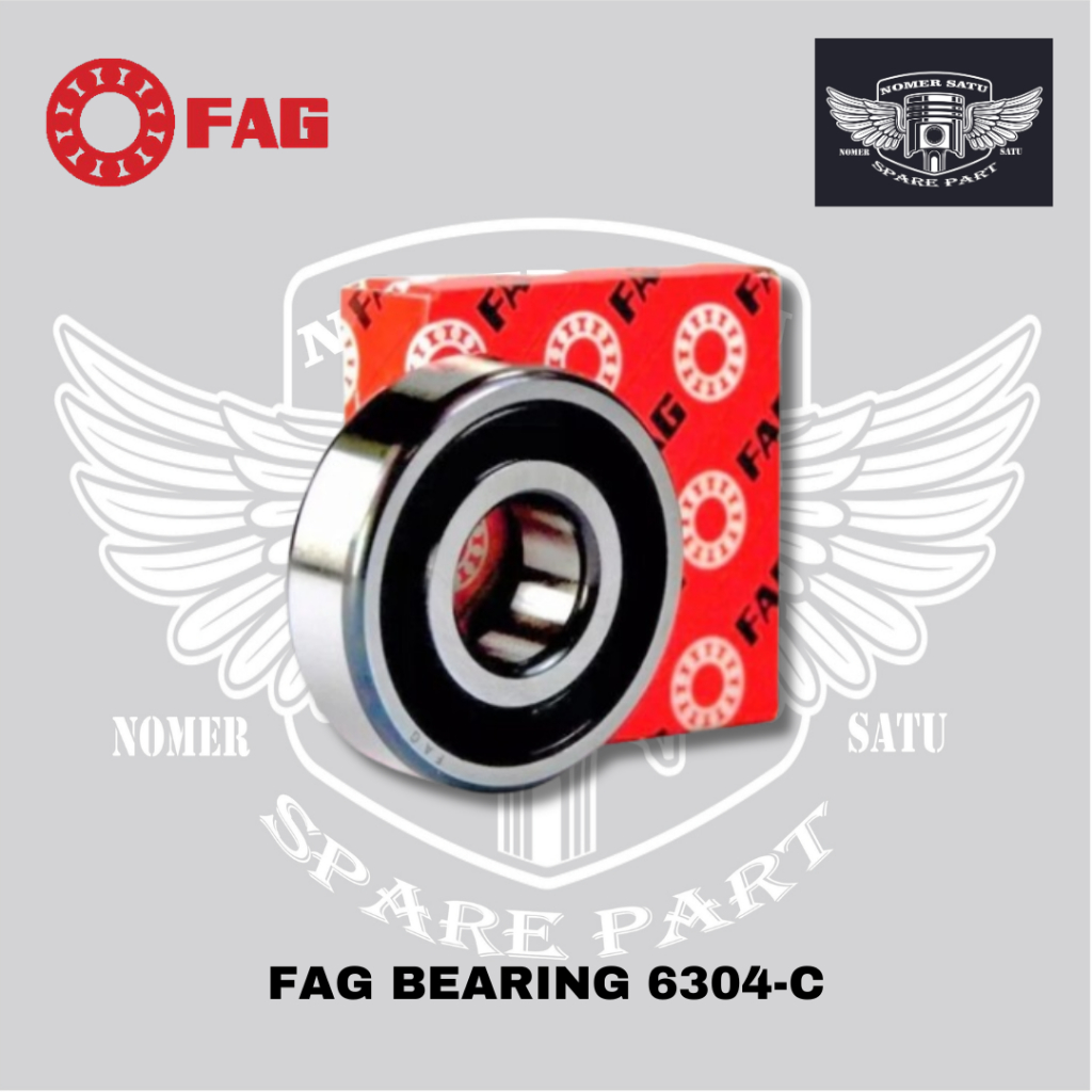Jual FAG DEEP GROOVE BALL BEARING TIPE 6304 - C ORIGINAL FAG BEARING ...