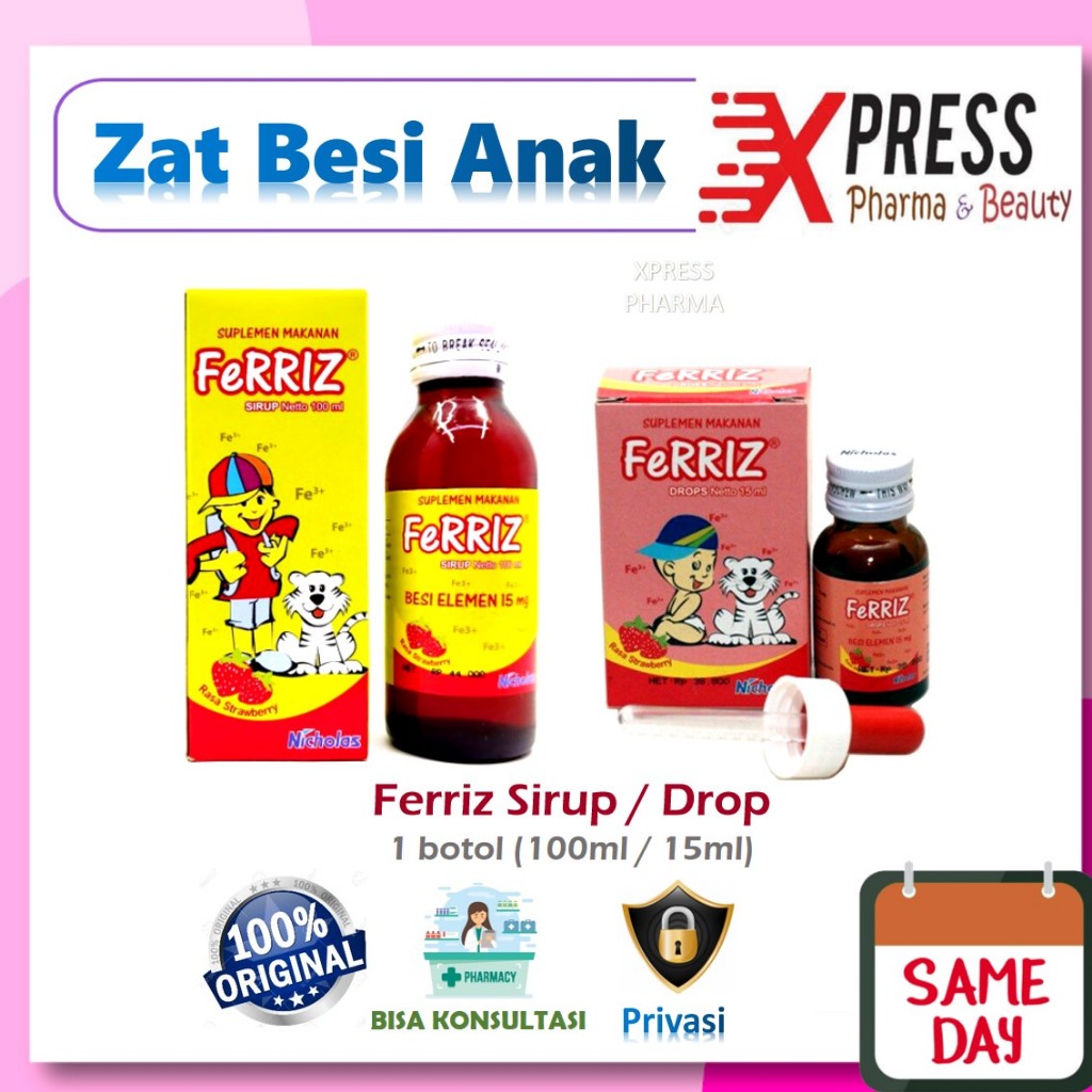 Jual ⚡XPRESS⚡ FERRIZ DROP / SIRUP Zat Besi Feriz Ferizz Ferris Feris ...