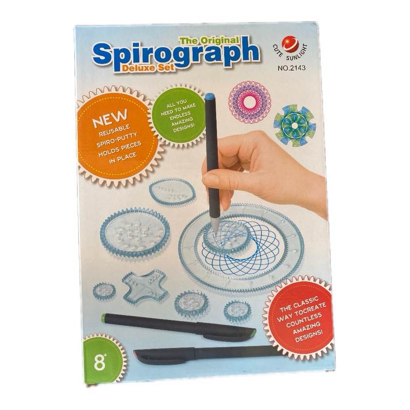 Jual Spirograph Deluxe Set Original Penggaris Pola dan Motif | Shopee ...