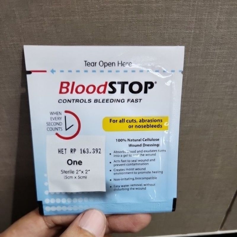 Jual Blood Stop (Hemostatic Gauze) 5cmx5cm | Shopee Indonesia