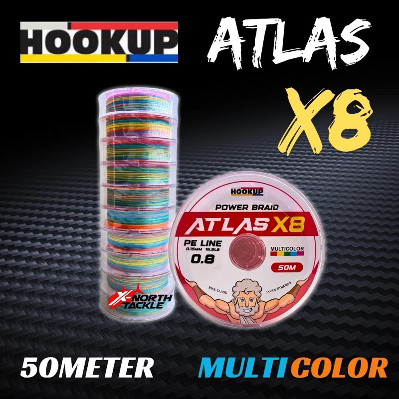 Jual PE Power Braid HOOKUP Atlas X8 50M | Shopee Indonesia