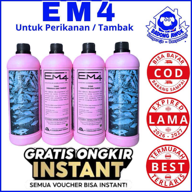 Jual EM4 PERIKANAN 1 L - EM4 IKAN - EM4 TAMBAK - EM4 IKAN LELE - EM4 ...