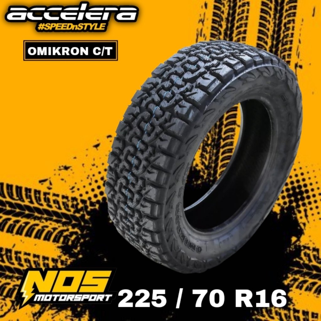 Jual BAN MOBIL OFFROAD 225 70 R16 ACCELERA C/T BAN TUBLES RING 16 | BAN ...