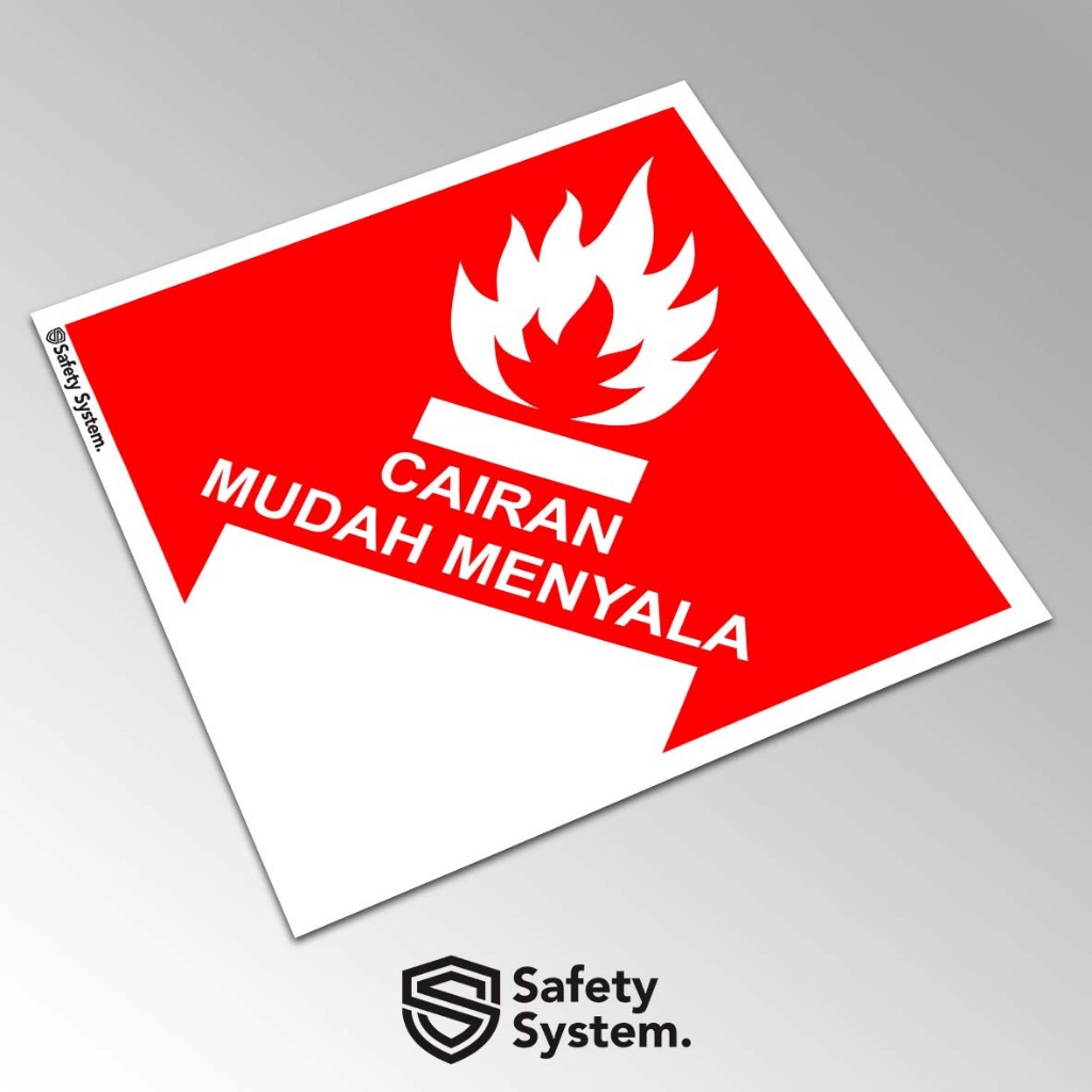 Jual Stiker Simbol dan Label Limbah Bahan Berbahaya Beracun B3 Hazmat ...