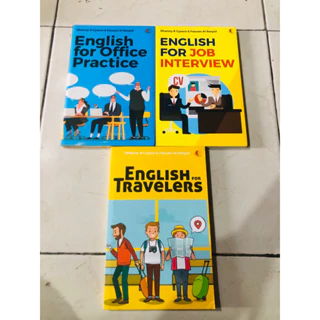( PROMO BUKU MURAH ORIGINAL ) BUKU BAHASA INGGRIS / ENGLISH FOR OFFICE PRACTICE / ENGLISH FOR JOB INTERVIEW / ENGLISH FOR TRAVELERS