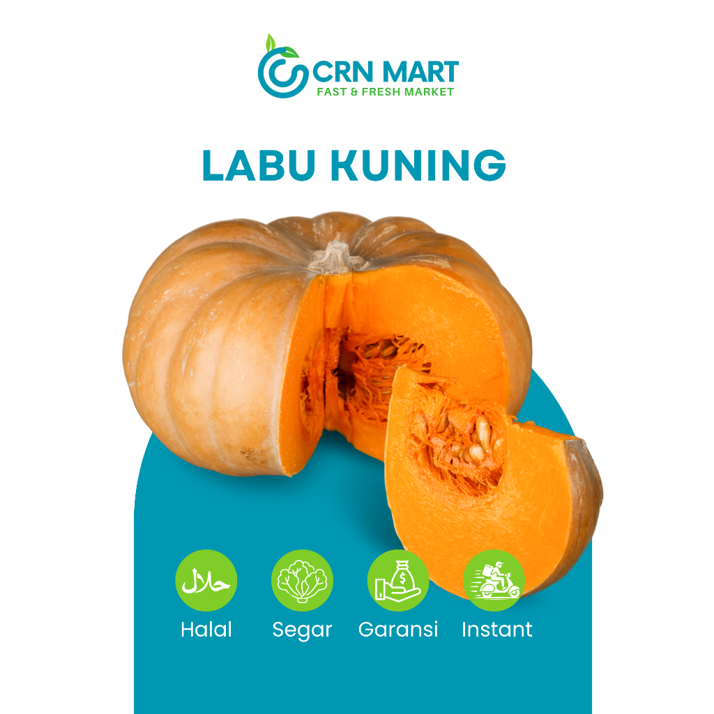 Jual CRN MART - Labu Kuning Segar/Buah-buahan Segar/Labu Kuning Fresh ...