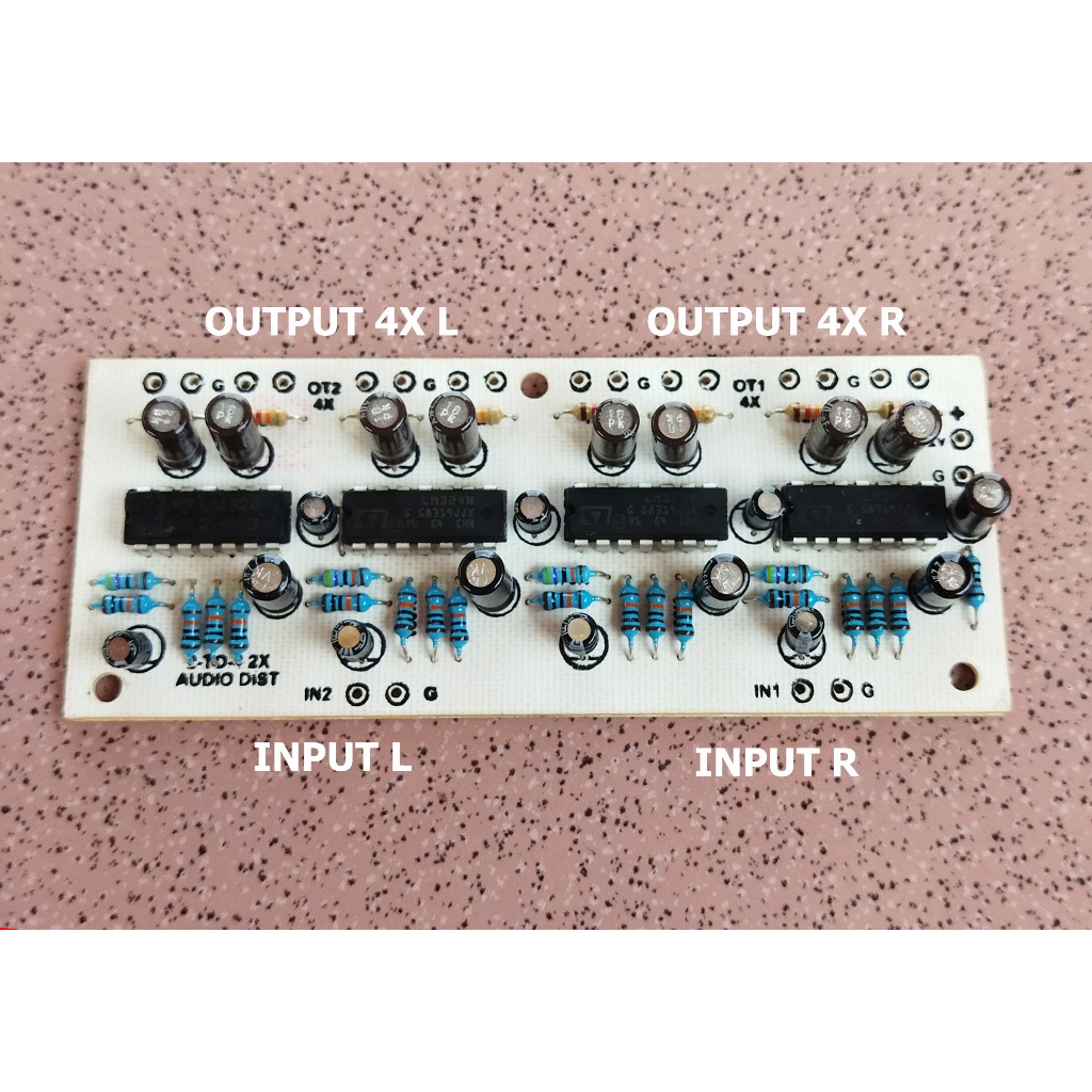 Jual Kit Audio Distributor Splitter 8 Output 2x 1 ke 4 Catudaya Engkel ...