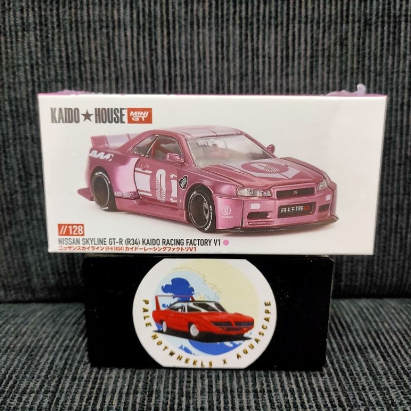 Jual MINI GT KAIDO HOUSE NISSAN SKYLINE GTR R34 KAIDO RACING FACTORY V1 ...
