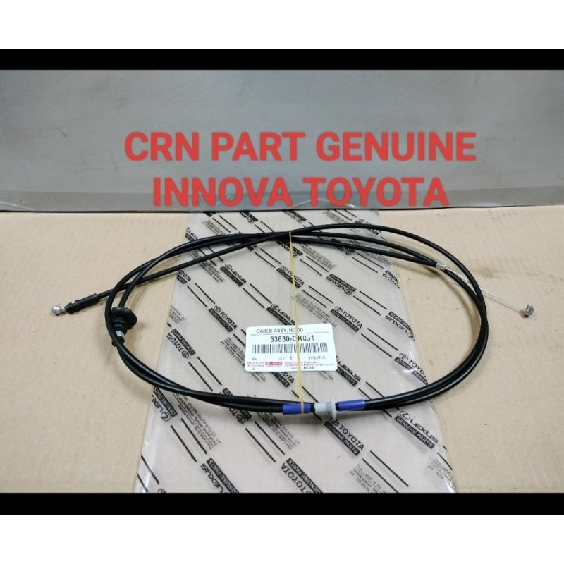 Jual KABEL TALI KAP MESIN TOYOTA KIJANG INNOVA BARU BERGARANSI JAPAN ...