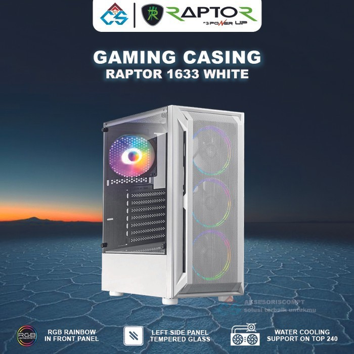 Jual Casing PC Komputer 3PowerUP PowerUP Raptor 1633 | Mid Tower | ATX ...