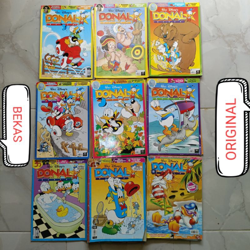 Jual ORIGINAL BEKAS BUKU MAJALAH KOMIK DONAL BEBEK WALT DISNEP'S DISNEY ...