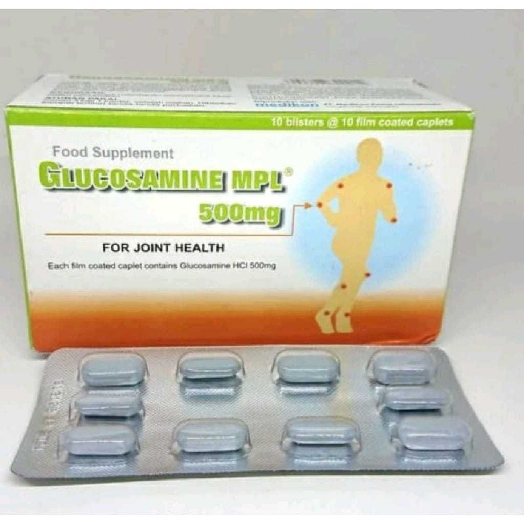 Jual Glucosamine MPL 500mg BOX isi 100 Tablet / Vitamin & Suplemen ...