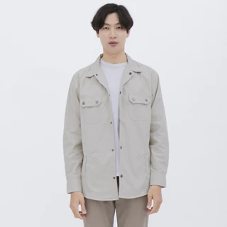M231 Jaket Pria Coverall Panjang Cream 1959A
