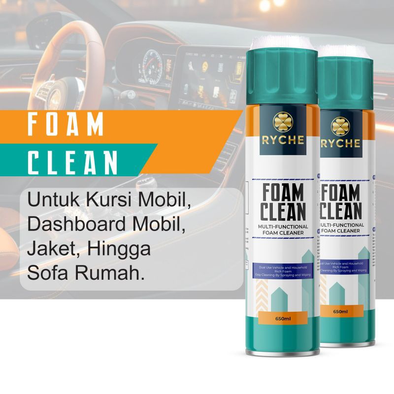 Jual Foam Cleaner Busa Pembersih Tanpa Air Interior Cleaner Jok Mobil ...