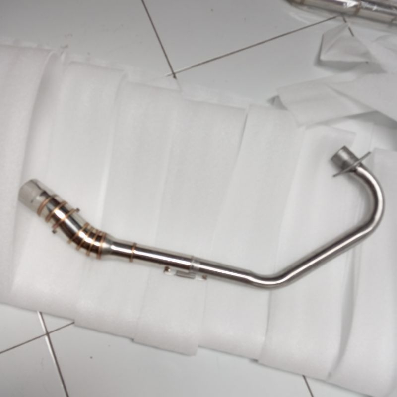 Jual Big elbow open pipe Raider 150 fi carb Fz150i Rusi tc 125 160 ...