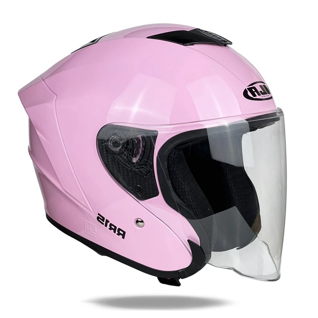 Jual Helm Half Face Mla Kyrz 2 Solid PINK Kaca Clear/bening/Helm Half ...