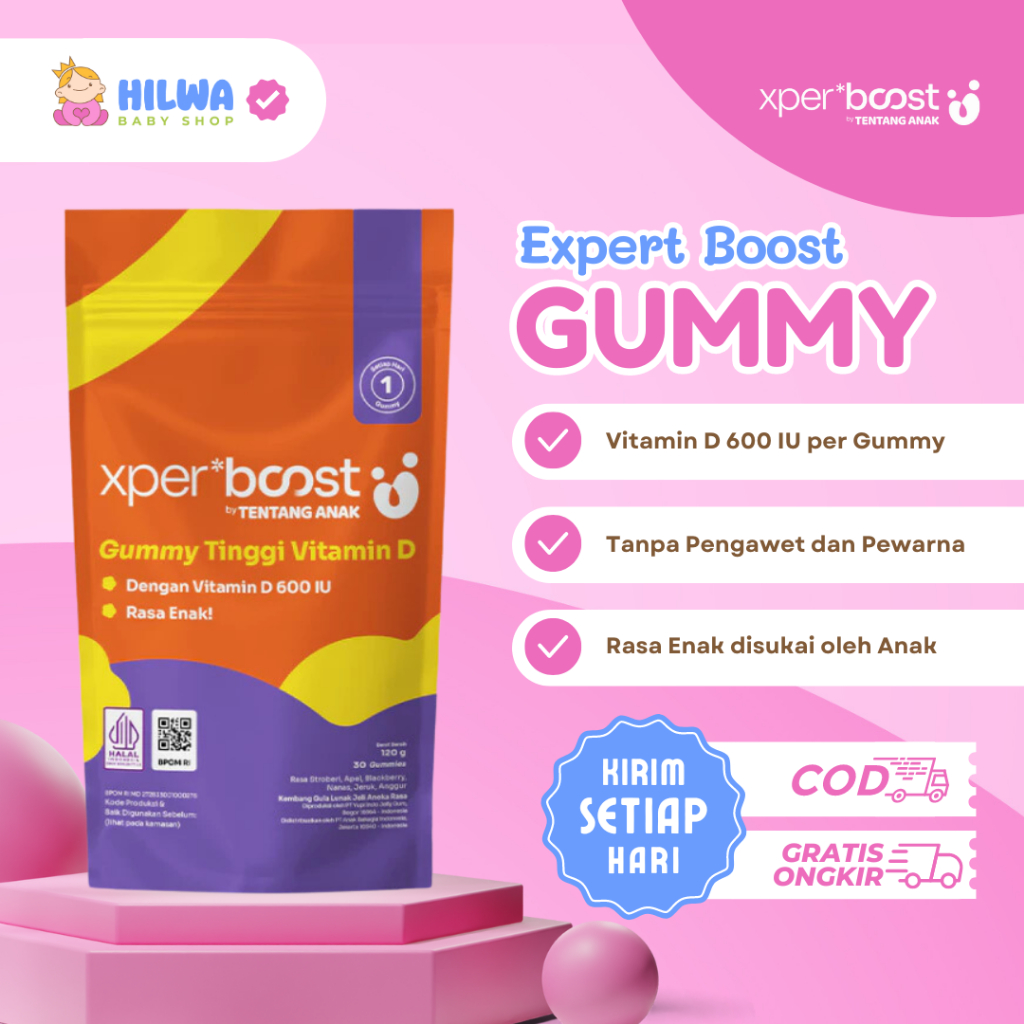 Jual EXPERT CARE BOOST - GUMMY VITAMIN D 600 IU ANAK DAN DEWASA | BOOST ...