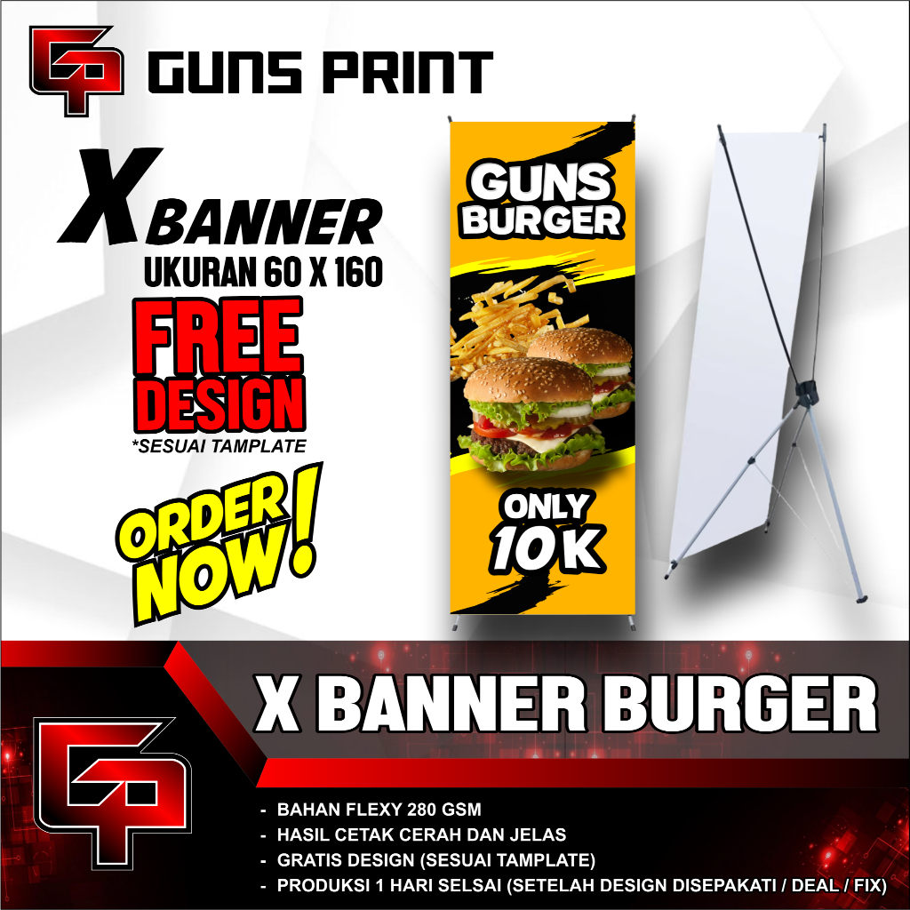 Jual STAND BANNER X BANNER SPANDUK BANNER BALIGHO 
