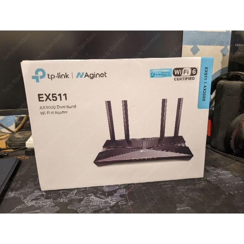 Jual TP-Link Aginet EX511 Router WiFi 6 AX3000 | Shopee Indonesia