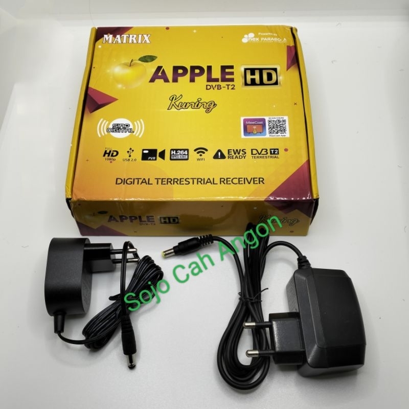 Jual AC DC pengganti adaptor set top box matrix kuning power suplay stb ...