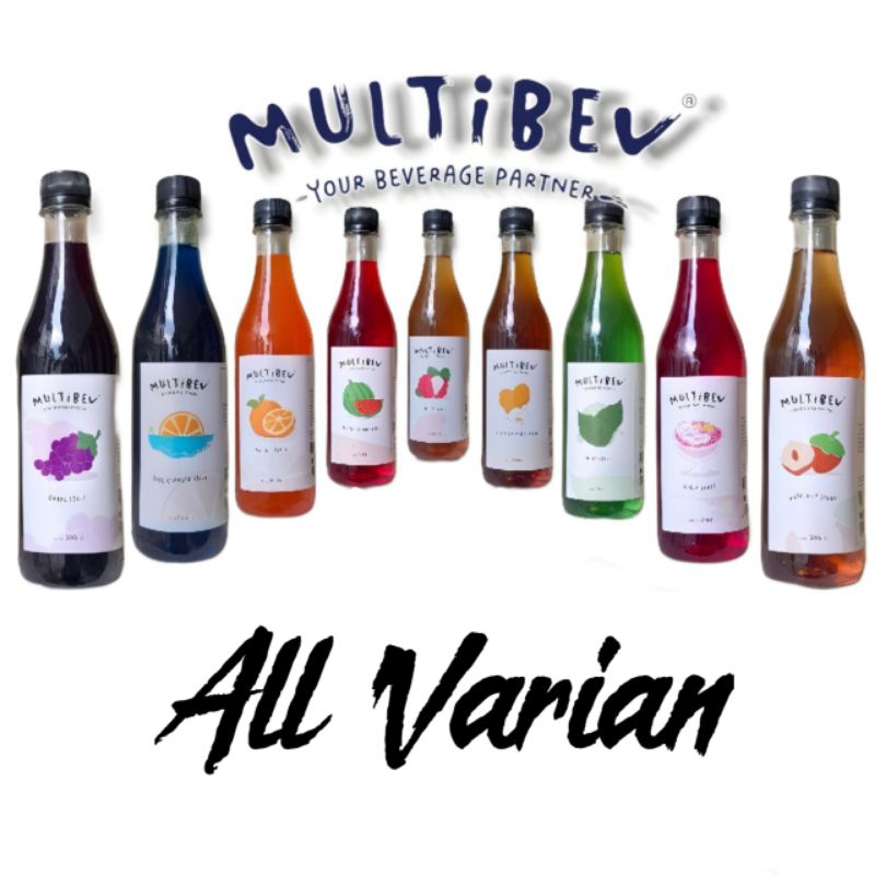 Jual Multibev Sirup All Varian 500ml | Shopee Indonesia