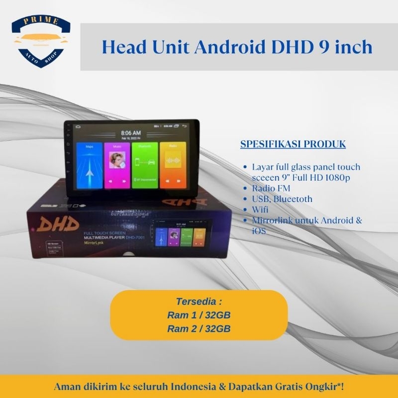 Jual Head Unit Android DHD 9 Inch Ram 1GB & Ram 2GB | Shopee Indonesia