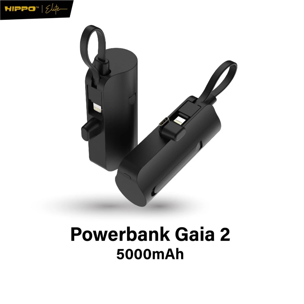 Hippo Powerbank Gaia2 5000mAh With Stand SDC Smart detect charger