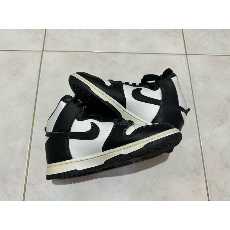 Jual Nike Dunk High Panda Black White 2021 Size 40 (Preloved) | Shopee ...