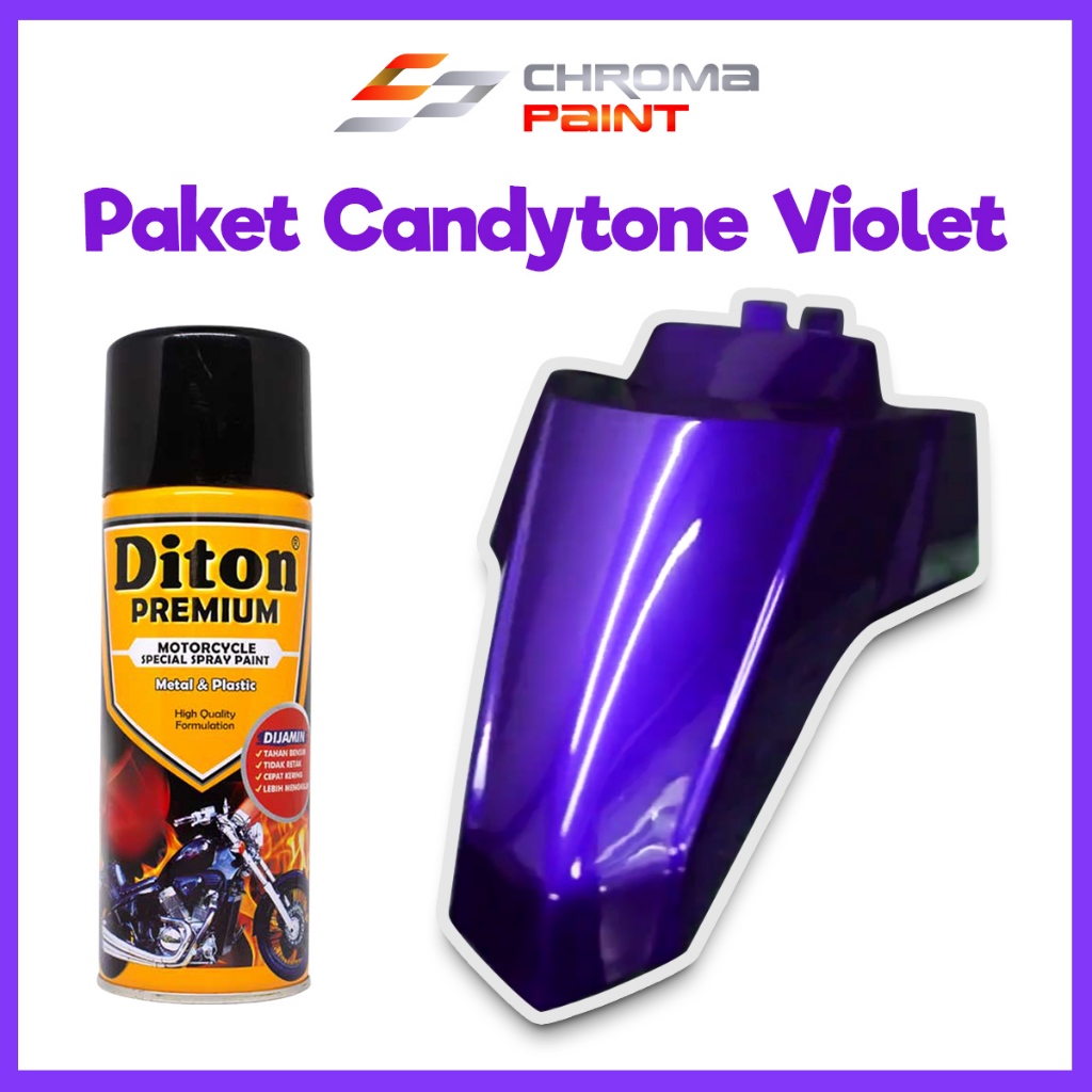 Jual Paket 3 Kaleng Candytone Violet Diton Premium - Warna Candy Ungu ...