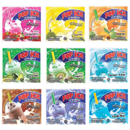 Jual Pop Ice All Varian Rasa - 1 Renteng Isi 10 Sachet | Shopee Indonesia