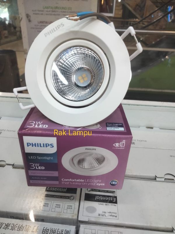 Jual Philips LED SL201 Kyanite 3Watt Lampu Spotlight Plapon inbow ...